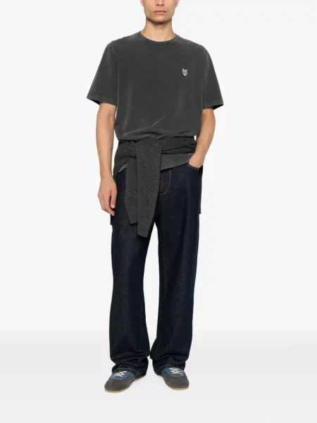 Tricou Maison Kitsune gri