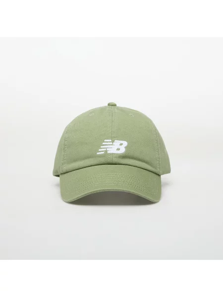 Czapka z daszkiem New Balance 6 Panel Chain Stitch Logo zielona