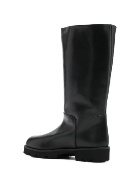 Botine Dear Frances din piele negru