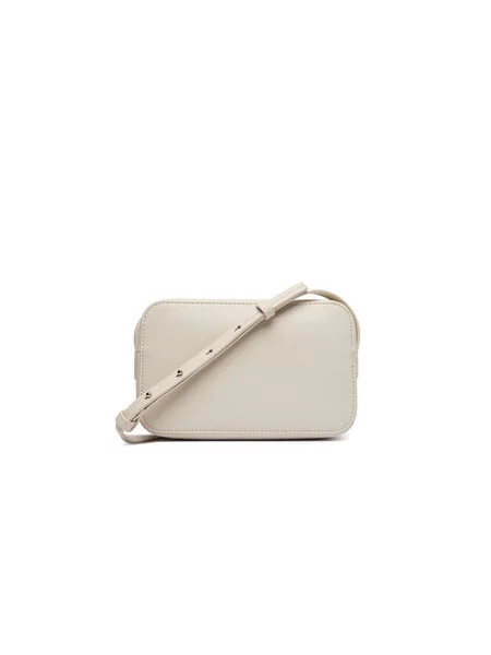 Kabelka Calvin Klein Foil Logo Elongated Camera Bag Krémová