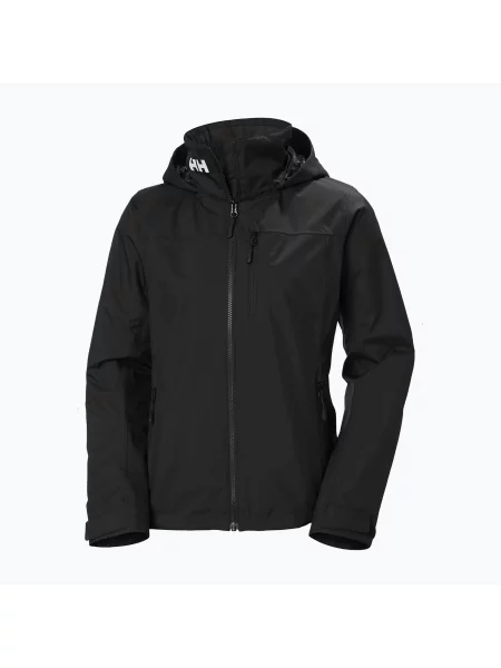 Geacă de navigație pentru femei Helly Hansen Crew Hooded Midlayer black negru