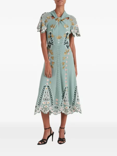 Rochie midi Temperley London verde