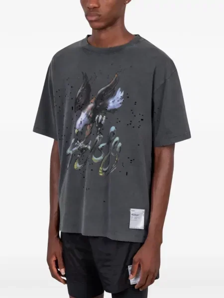 Tricou Satisfy zdrențuiți negru
