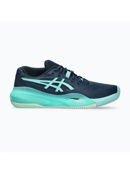 Încălțăminte de tenis pentru bărbați ASICS Gel-Resolution X Clay night sky/illuminate mint mentă