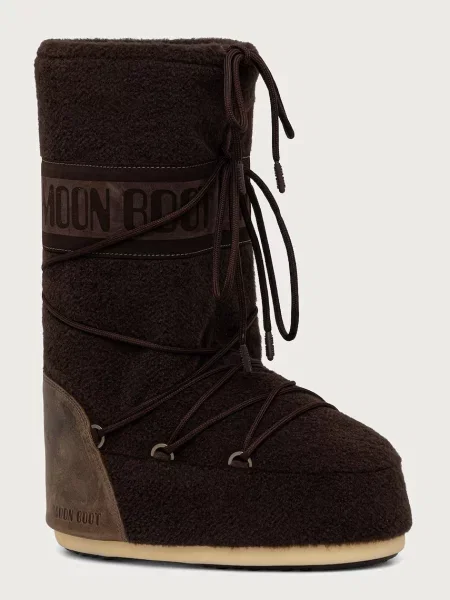 Moon Boot MB ICON NUBUCK FELT snehule dámske hnedá
