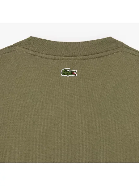 Lacoste Klasyczny Krój Koszulki Bawełnianej T-Shirt zielona