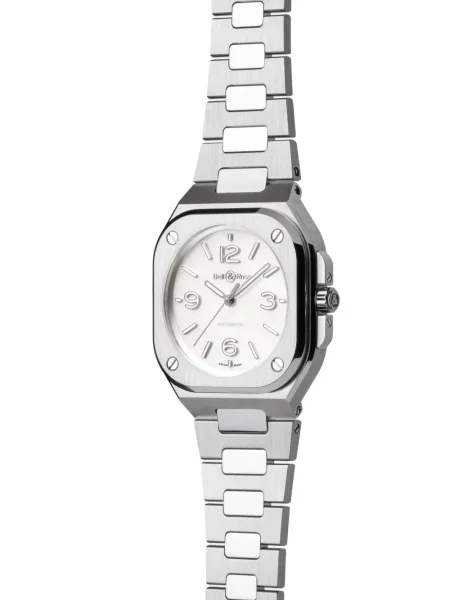 Hodinky Bell & Ross s perlami stříbrné