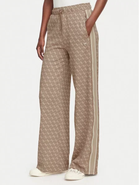Guess Pantaloni trening deschis maro