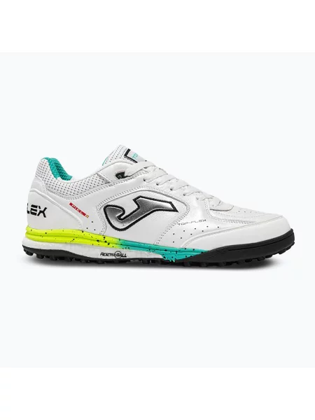 Încălțăminte de fotbal pentru bărbați Joma Top Flex Rebound Turf white alb