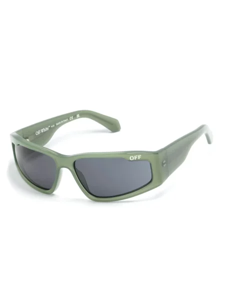 Okulary przeciwsłoneczne Off-white biker białe