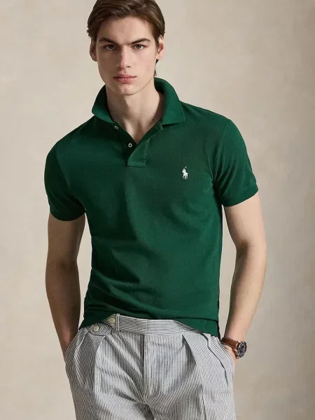 Polo Ralph Lauren polo tričko pánske zelená