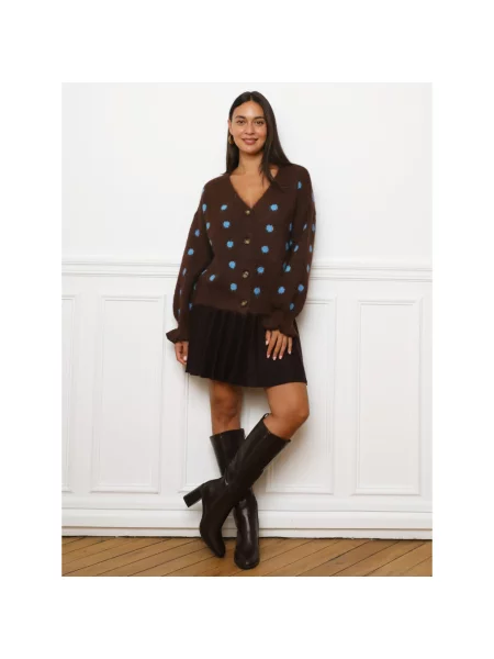 Pulover La Modeuse maro