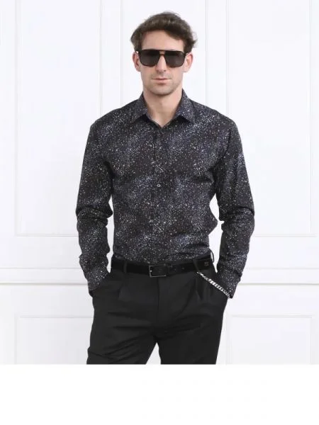 Karl Lagerfeld Cămașă negru