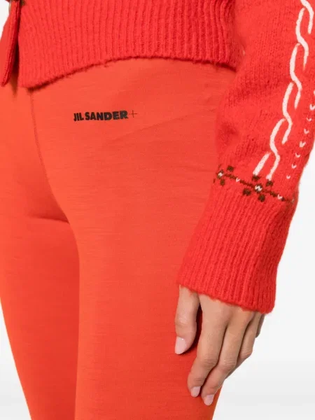 Pantaloni Jil Sander roșu
