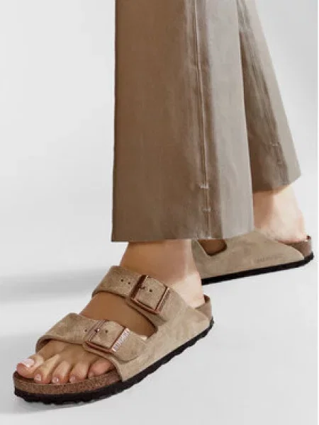 Pantofle Birkenstock šedé