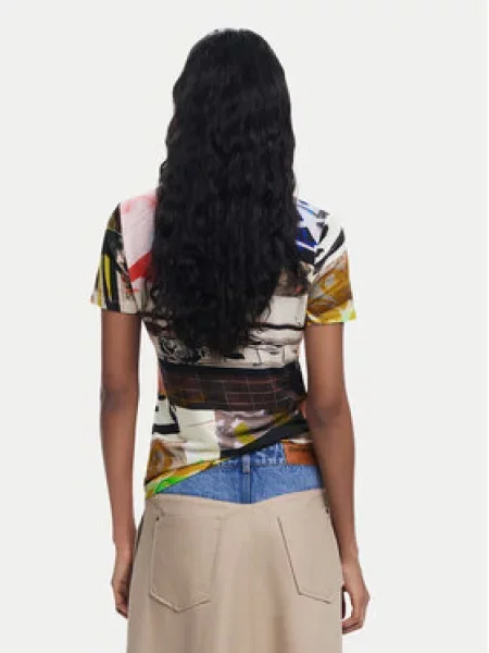Desigual Majica Collage Pisana