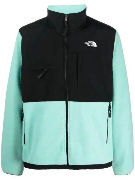Geacă The North Face din fleece verde