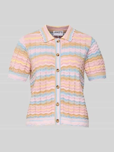 Kardigan w dzianinowej optyce krój slim fit Jake*s Casual