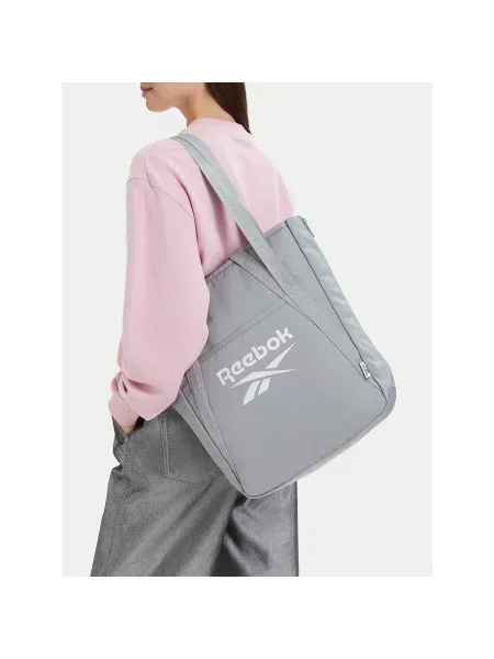 Kabelka Reebok Svetlosivá