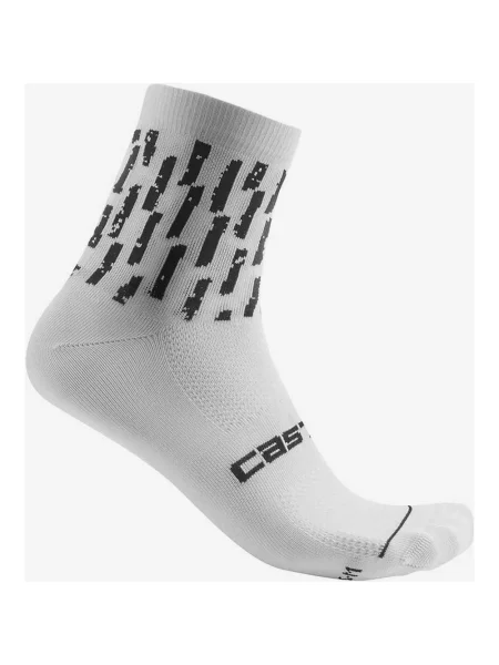 Skarpetki Castelli Aero Pro 9 Czarne S-M białe