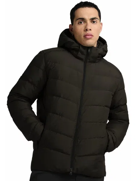 Пуховик Jack Wolfskin Colonius темно-сірий сірий