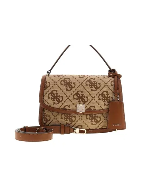 Rucsac Guess cu autograf maro