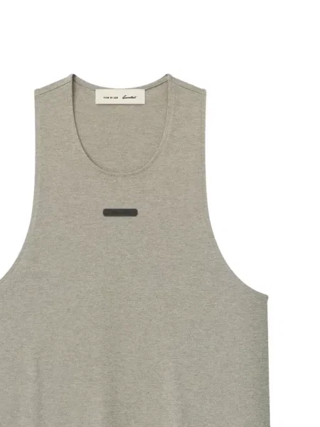 Vestă Fear Of God Essentials cu autograf gri