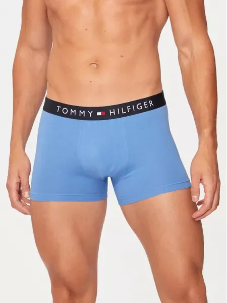 Tommy Hilfiger priliehavé boxerky pánske s elastanom modrá