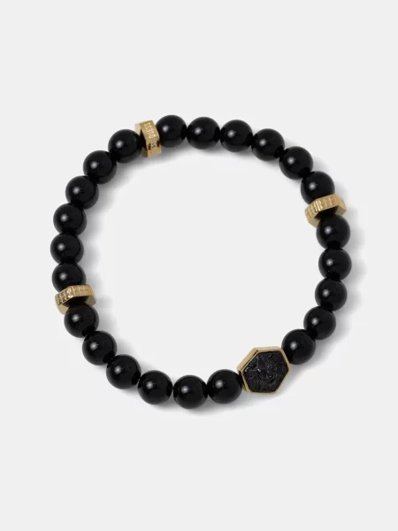 Guess bransoletka LION KING czarna