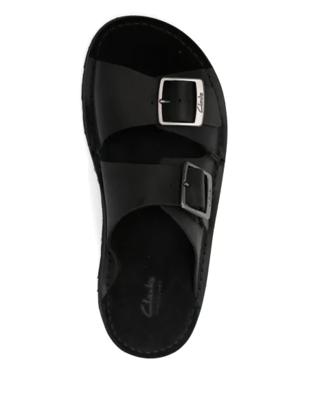 Sandale Clarks cu cataramă negru