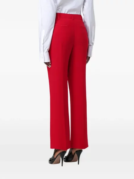 Pantaloni Valentino Garavani roșu