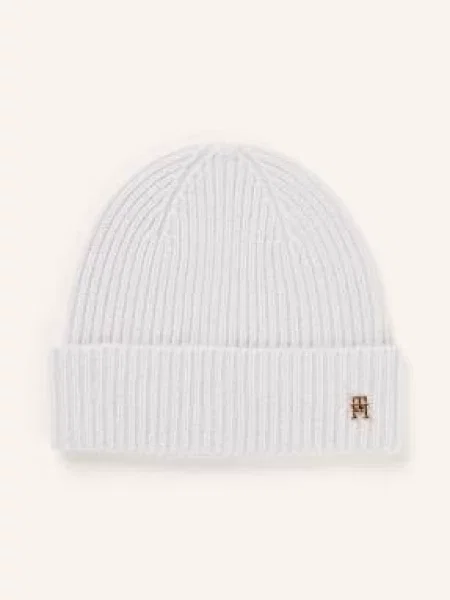 Tommy Hilfiger czapka kaszmirowa szary