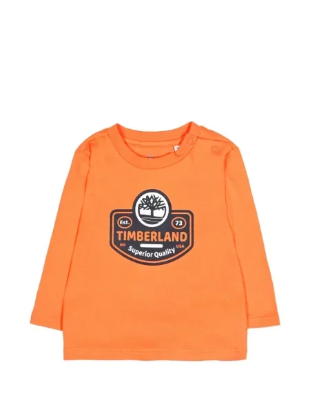 Koszulka dziecięca Timberland pomarańczowa
