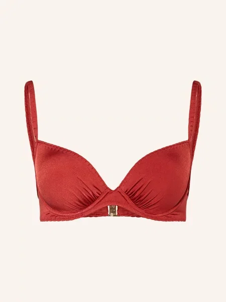 Watercult Bikiny S Ramínky Crafted Essentials tmavě červená