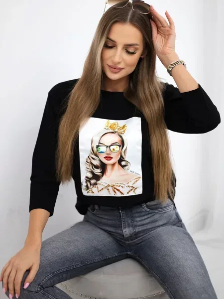 Bluză copii Kesi alb