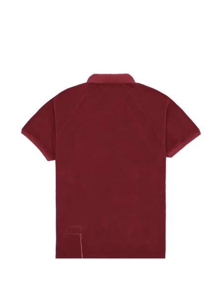 Tricou polo Fortela din material terry roșu