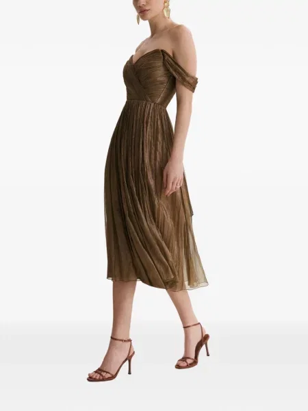 Rochie midi Framboise maro