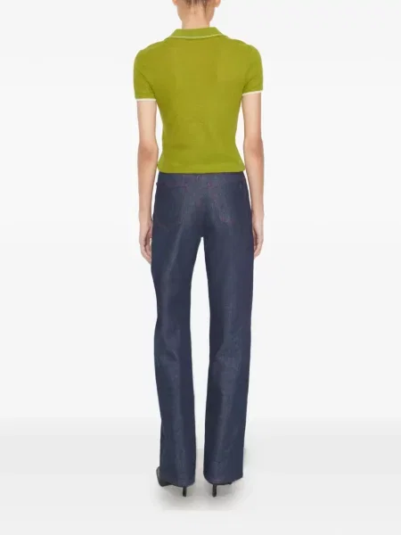 Top Tory Burch de lână verde