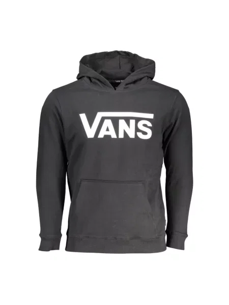 Bluza z kapturem Vans z nadrukiem czarna