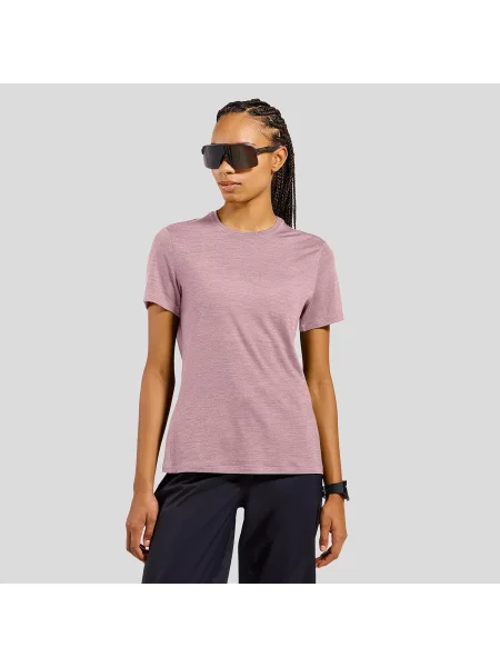Koszulka z krótkim rękawem ODLO T-shirt MERINO TENCEL PLAIN TEE szara