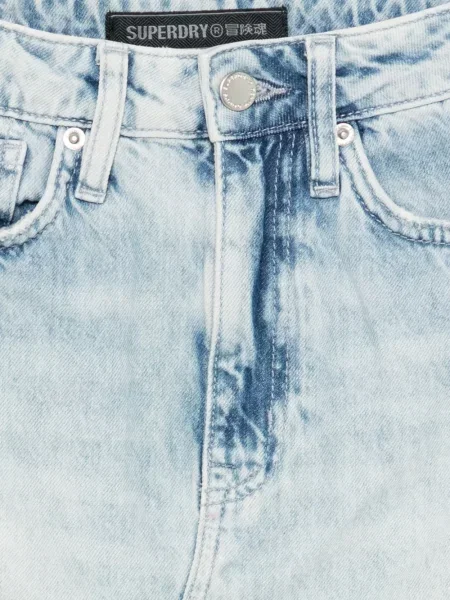 Fustă Superdry albastru