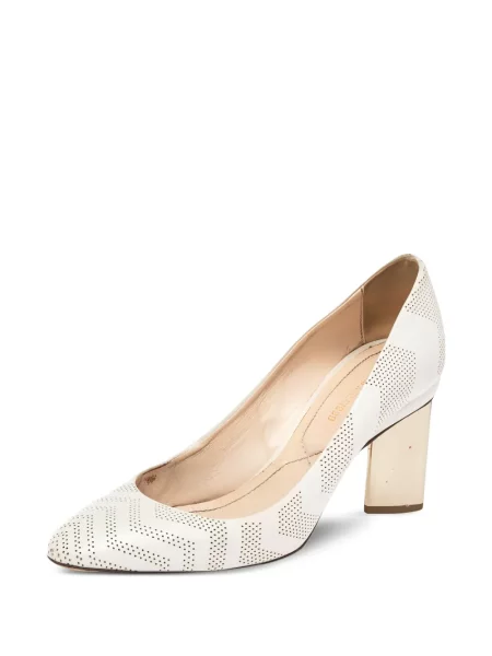 Pantofi cu toc Nicholas Kirkwood alb