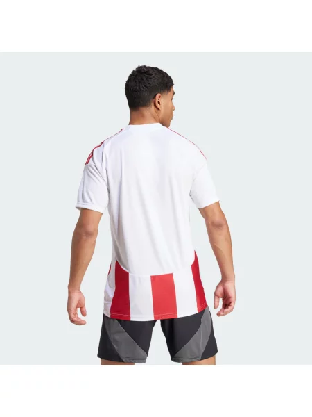 Pruhované tričko Adidas bílé