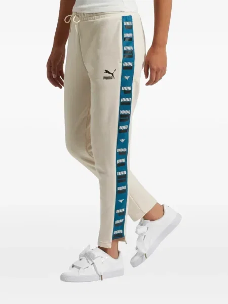 Pantaloni Puma alergare alb