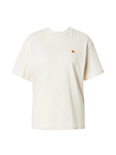 Carhartt WIP Tricou Chase auriu / natural alb