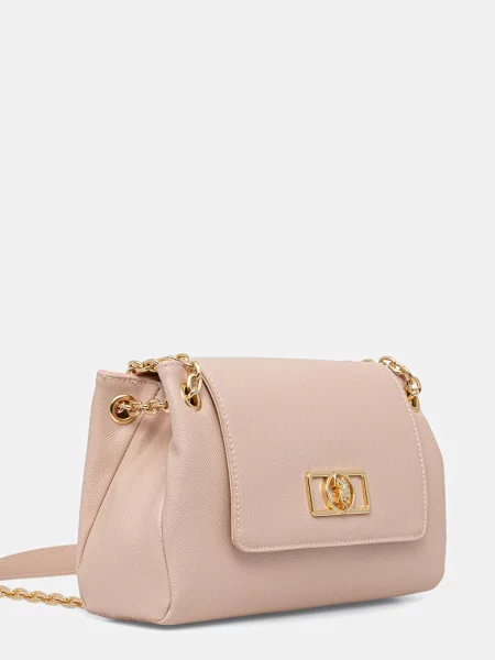 U.S. Polo Assn. crossbody torbica iz umetnega usnja JONES roza