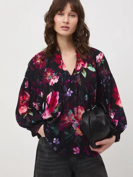 Medicine bluza viskozna črna