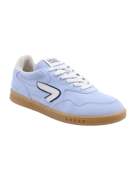 Sneakersy Hub skórzane niebieskie