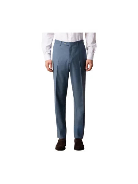Spodnie Brooks Brothers wełniane niebieskie