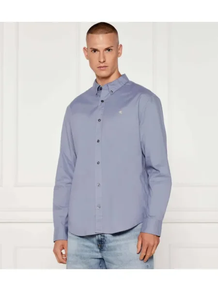 Calvin Klein Jeans Cămașă deschis albastru